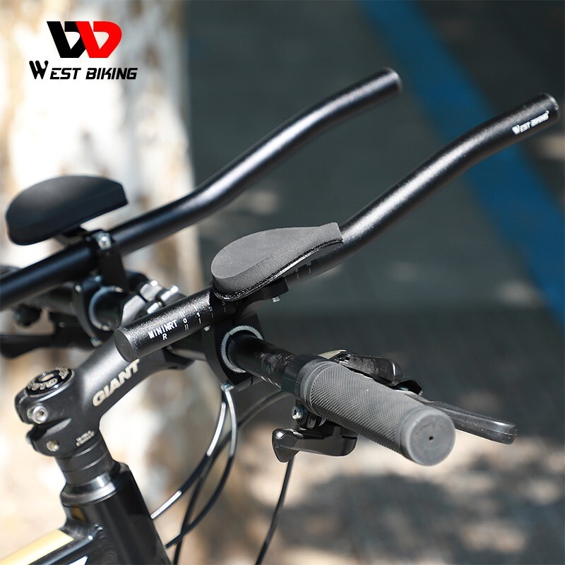 Rest Bicycle Handlebar Clip on Aero Bars Road Bike Extension Triathlon Aerobars