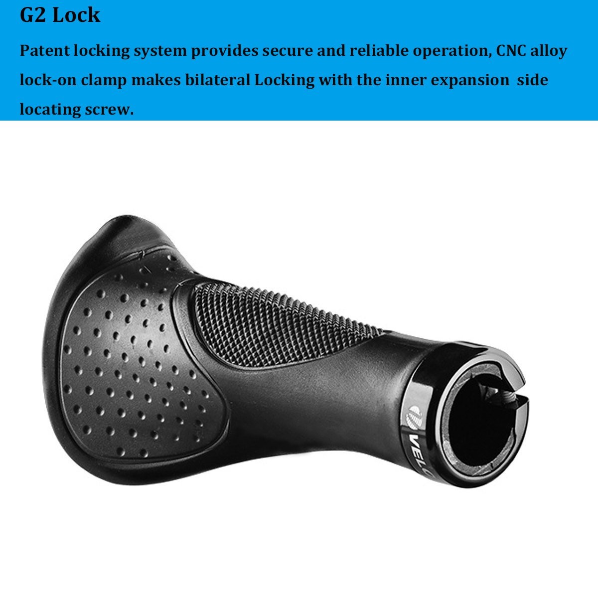 Ergonomic Anatomic Handlebar Grip Triple Density 2.75 inches x 5.5″, Standard