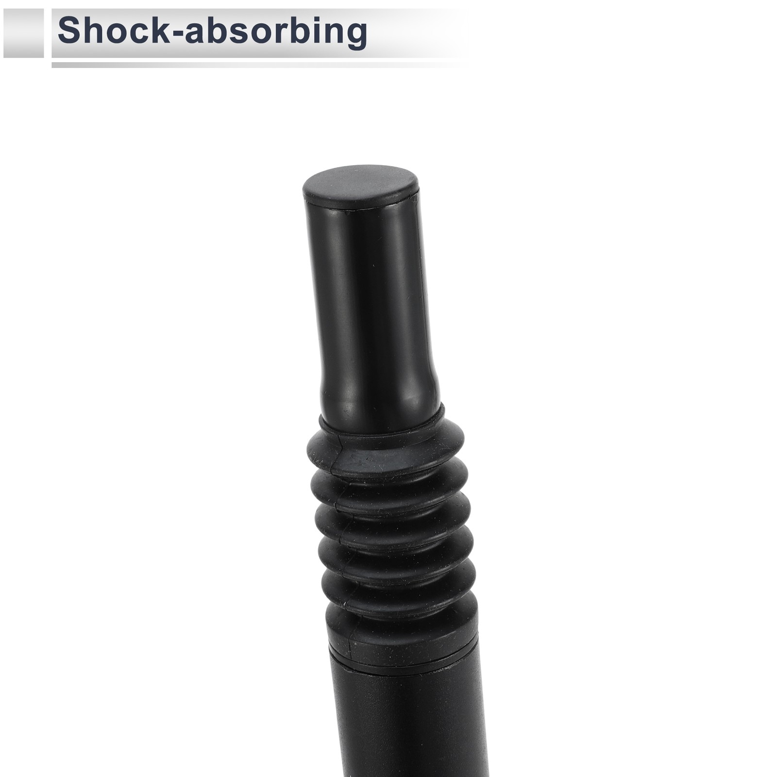 Bike Seat Posts 33.9x400mm Shock-absorbing Saddle Post Seat Black Aluminum Alloy