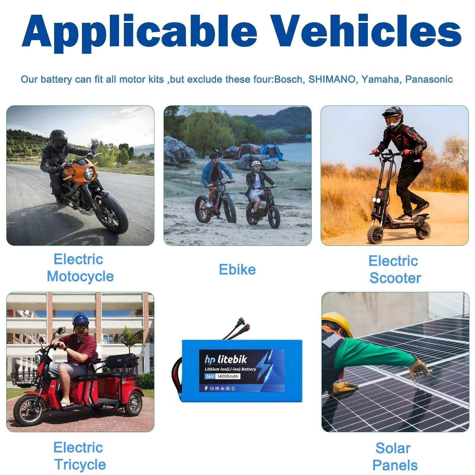 36V 48V 8AH/10AH/14AH/20AH BIKE LITHIUM BATTERY BMS FOR BICYCLE 0-1200W MOTORS