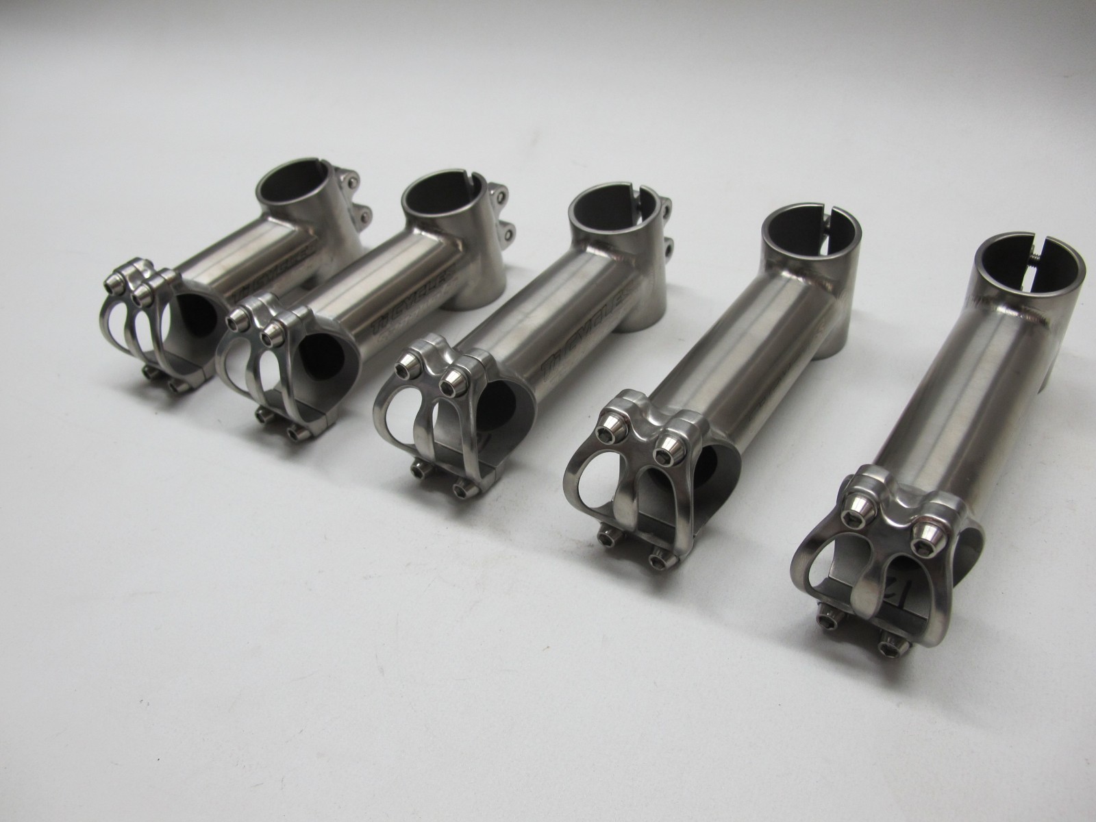 Ti Cycles Titanium Stem 50mm to 140mm lengths MTB Road Cross Track