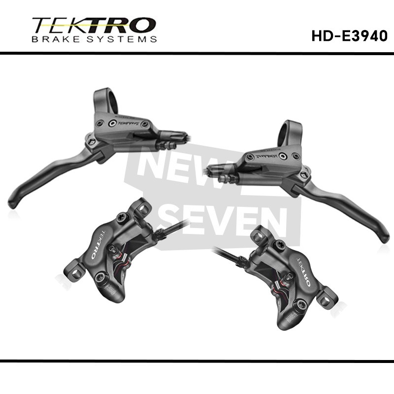 Tektro HD-E3940 E-bike Power Control 4 piston Hydraulic Brake Electric 2pin Set