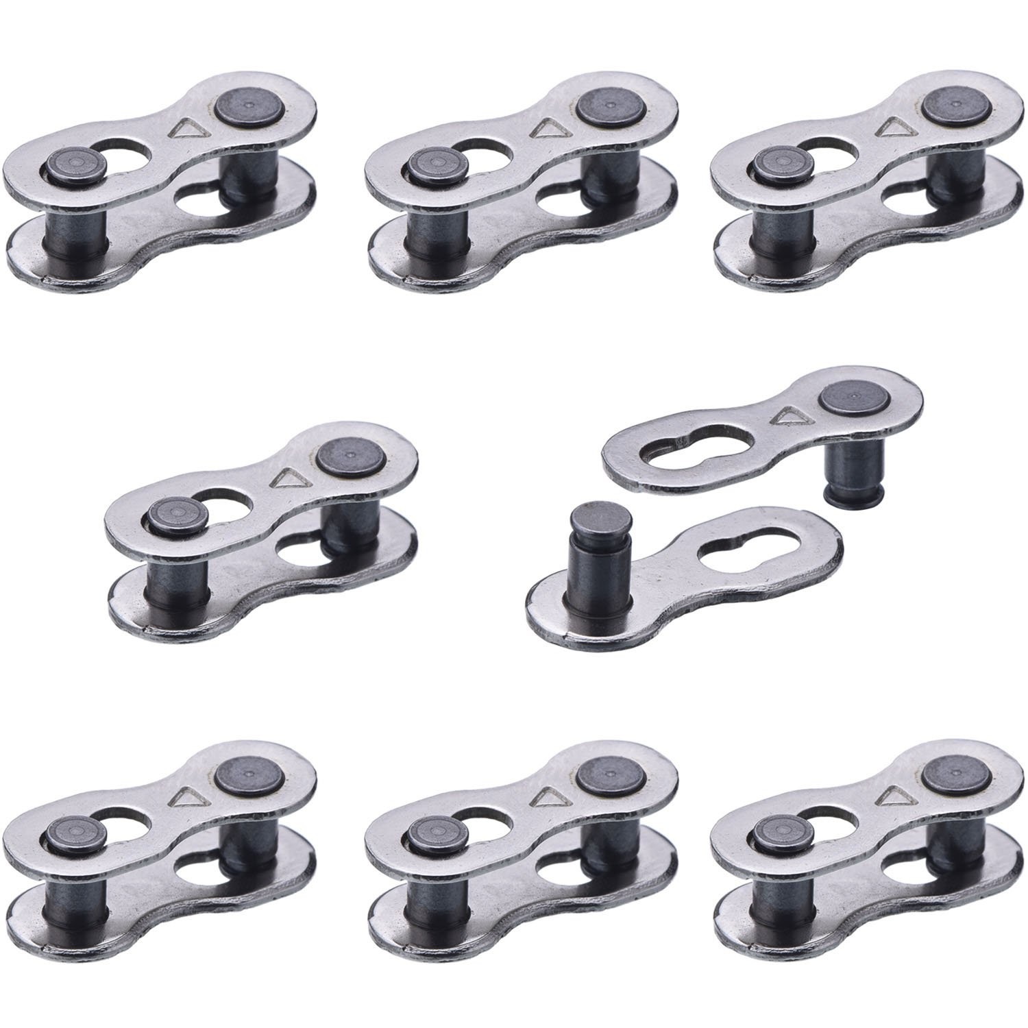 8 Pairs Bicycle Missing Link for 6 7 8 Speed Chain Master Link for Bicycle Chain