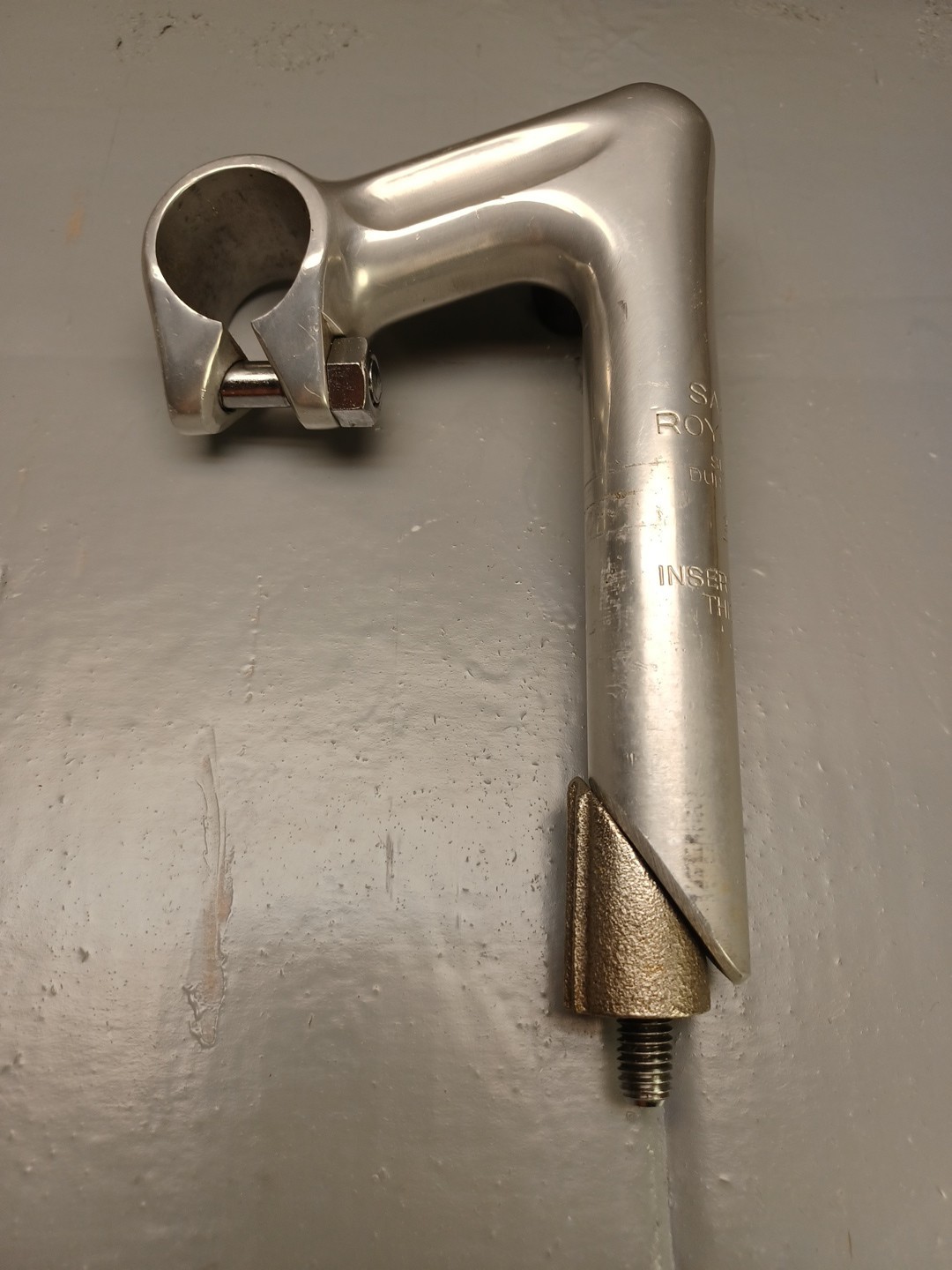 Sakae Royal-70 Super Duralumin 22.2mm Quill Stem 25.4mm Clamp Orig SR Wedge
