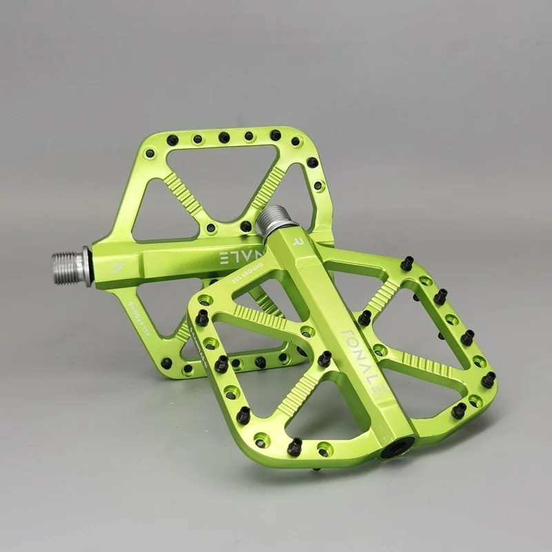 MTB Bike Pedals Brown CNC Aluminum Alloy Polished 3 Bearings Pedal Road Mountain