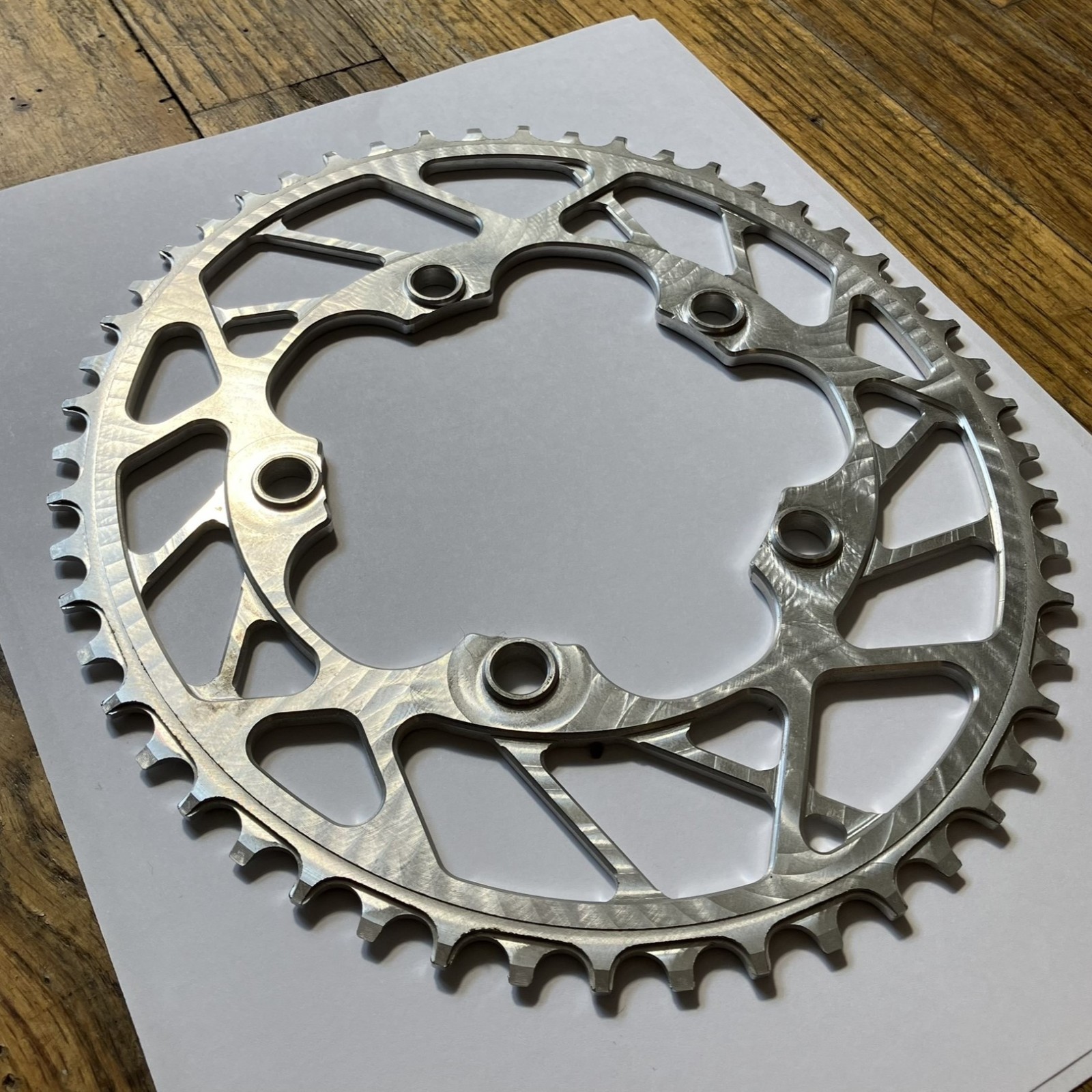 50T Oval Narrow Wide Chainring 110 BCD 1x Drivetrain CNC Machined Aluminum