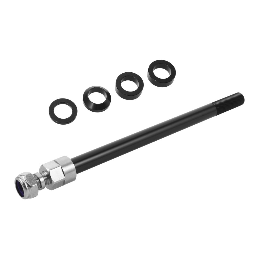 Bicycle Trailer Barrel Axle Spindle and Hub Assembly Aluminum Alloy Thru Rod