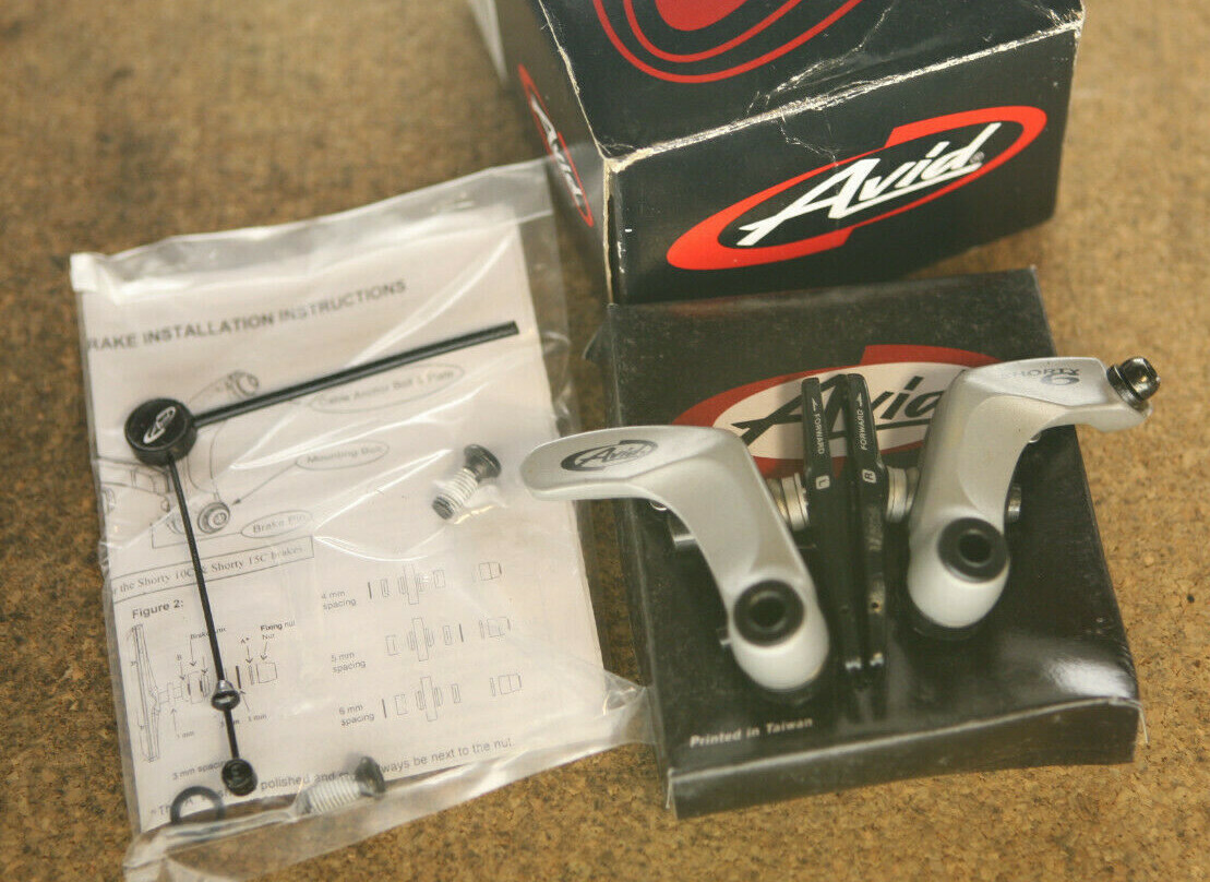 NOS NEW NIB AVID Shorty 6 cantilever brakes brake calipers set mountainbike