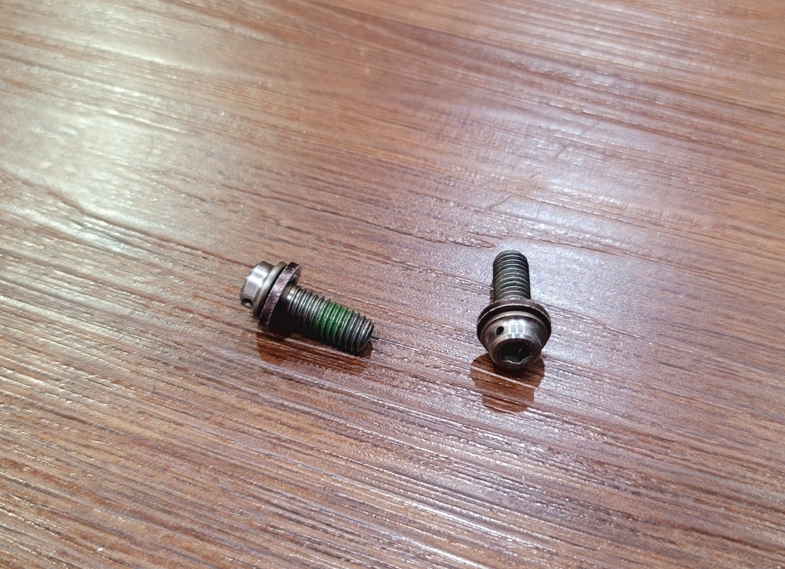 SHIMANO XTR BR-M987 Titanium Caliper Fixing Bolts – M6 x 14.6mm (2 Pcs)