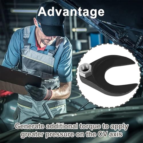 Car 63mm Inner CV Axle Puller Removal Tool with Nut, Vehicle Front Wheel 63MM