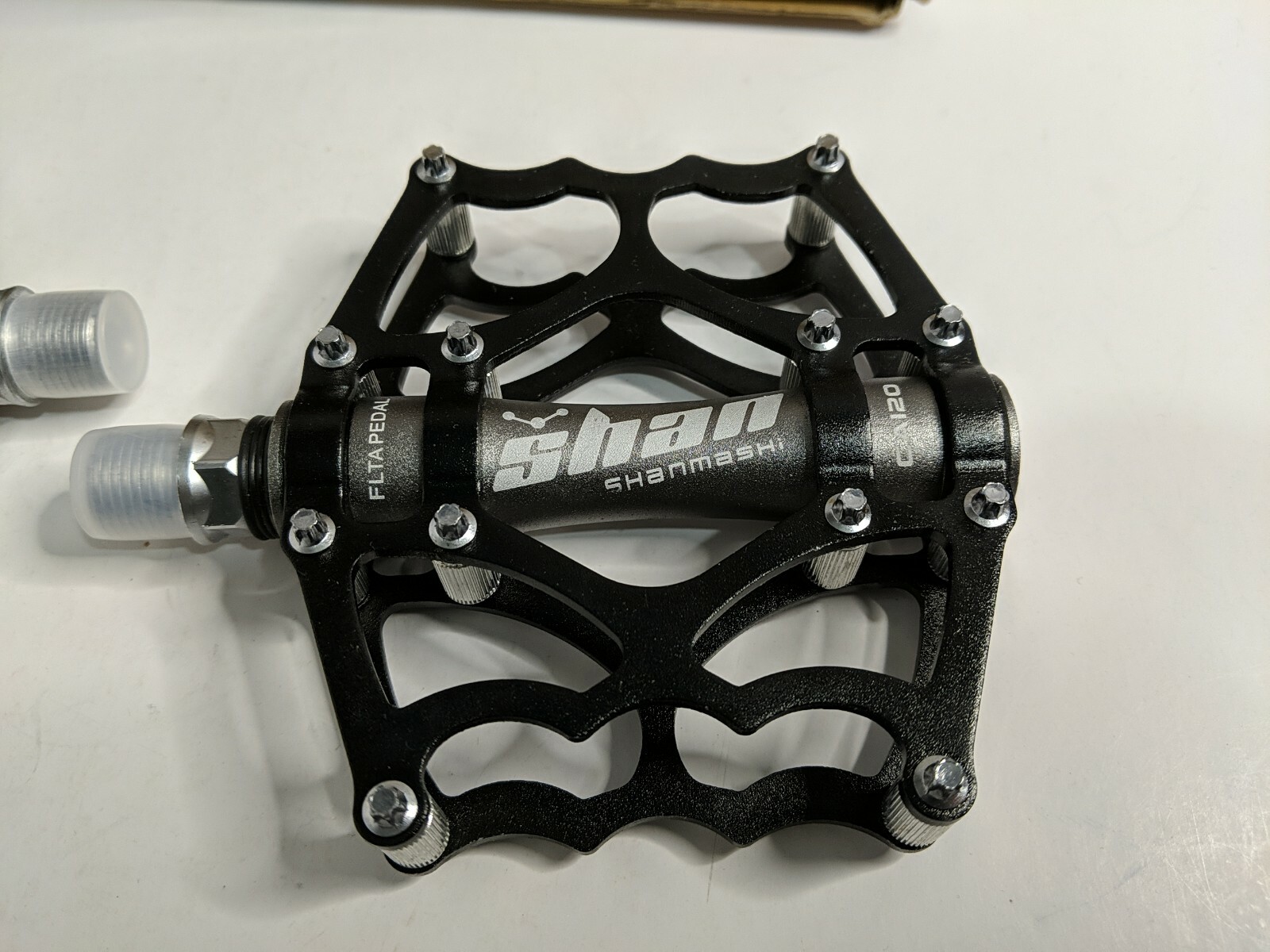 Shanmashi Pair Bicycle Road Mountain Bike Pedals BMX Downhill Cross CA120 Black
