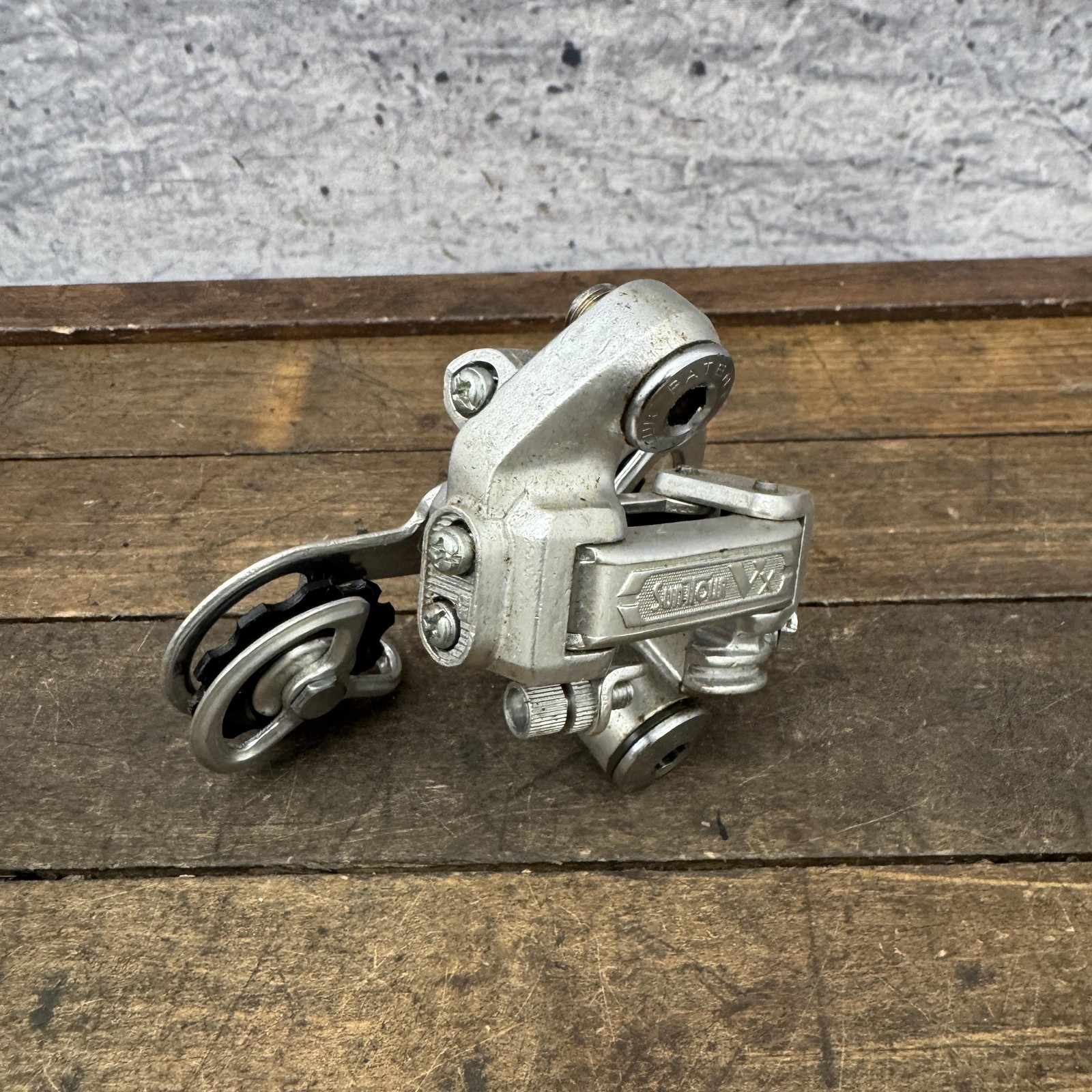 Vintage SunTour VX-S Rear Derailleur NOS New Japan Bike Silver Maeda 1970s Chimo