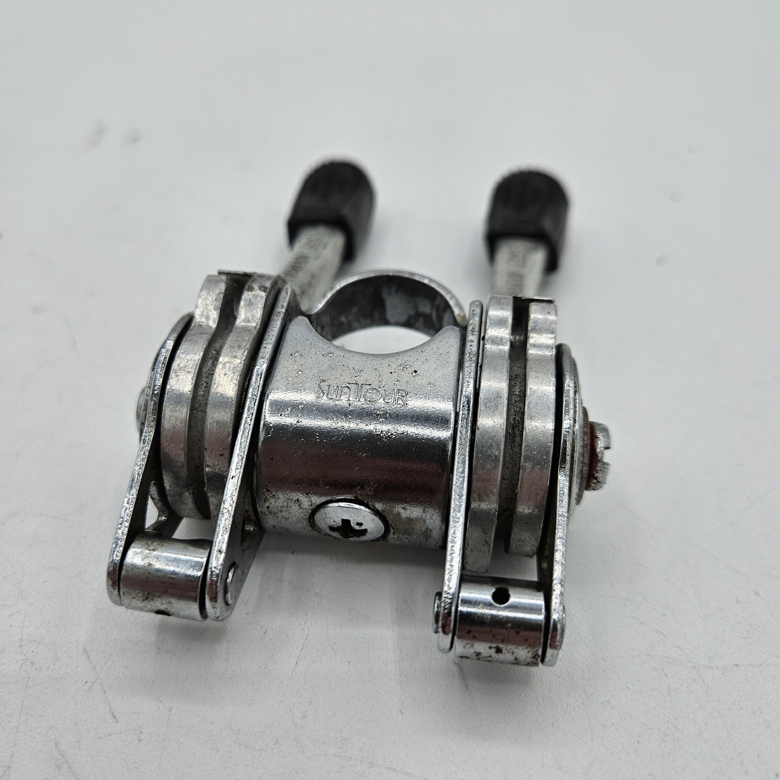Vintage Suntour Ratchet Stem Mount Shifter, Power Shift Lever Set, Long Arms