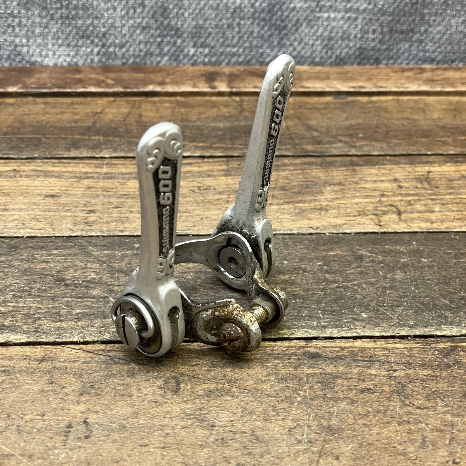Vintage Shimano 600 Arabesque Downtube Friction Shifter Set Clamp 28.6 Road 70s