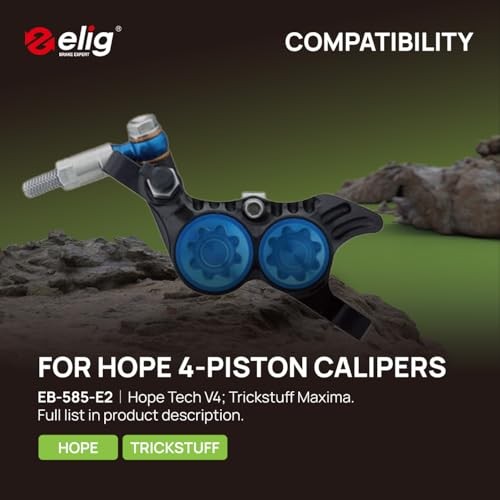 Bike Disc Brake Pads for Hope Tech 3 V4, Tech 4 Silver (E2) 1 Pair
