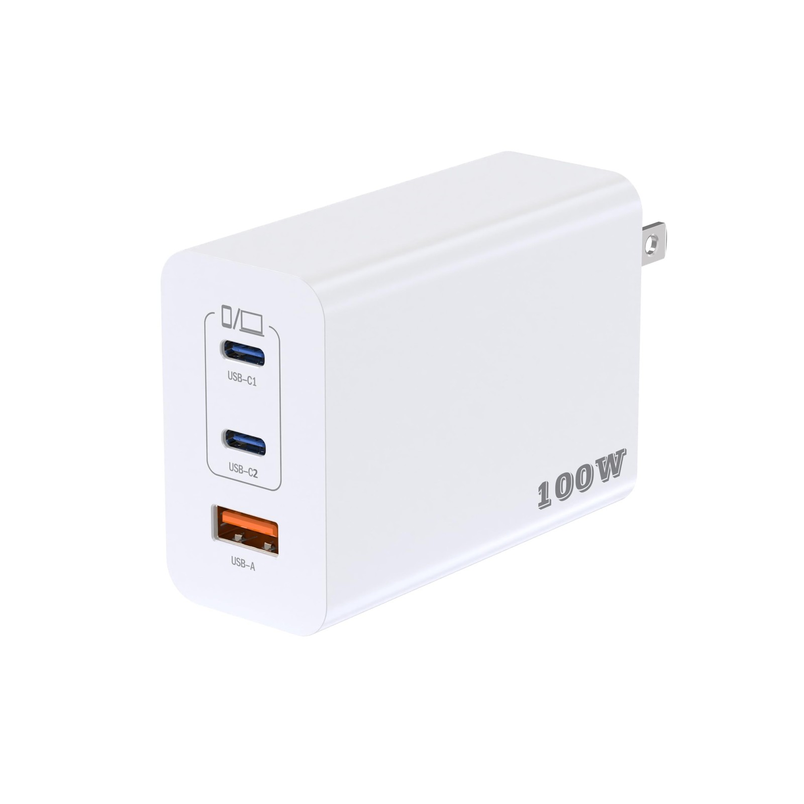 TT&C USB C Block 100W, GaN 3 Ports Wall Plug Super Fast Charging Block, PD+QC…