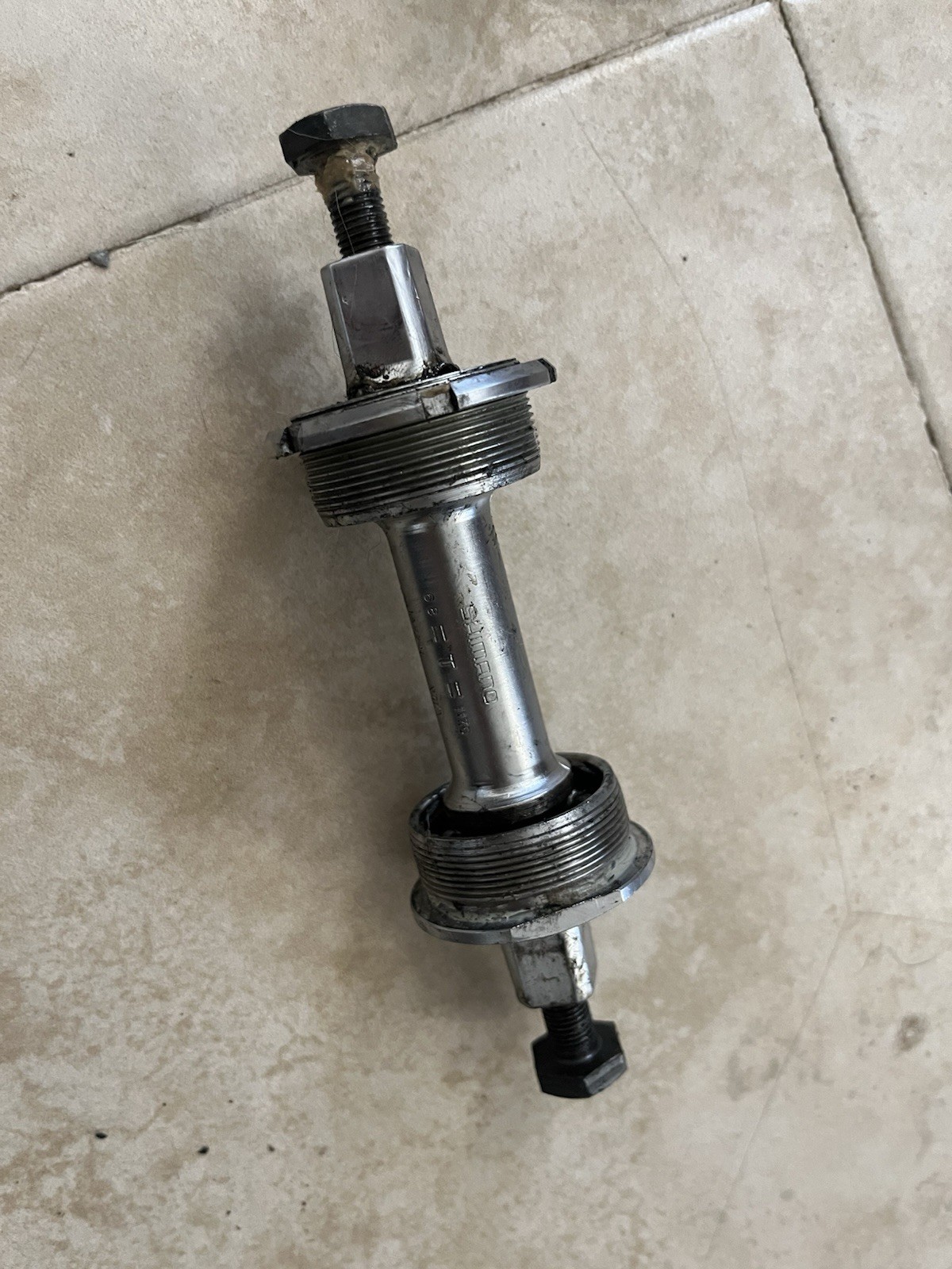 Vintage Shimano Square Taper Bottom Bracket 68mmx117.5mm JIS CR-MO