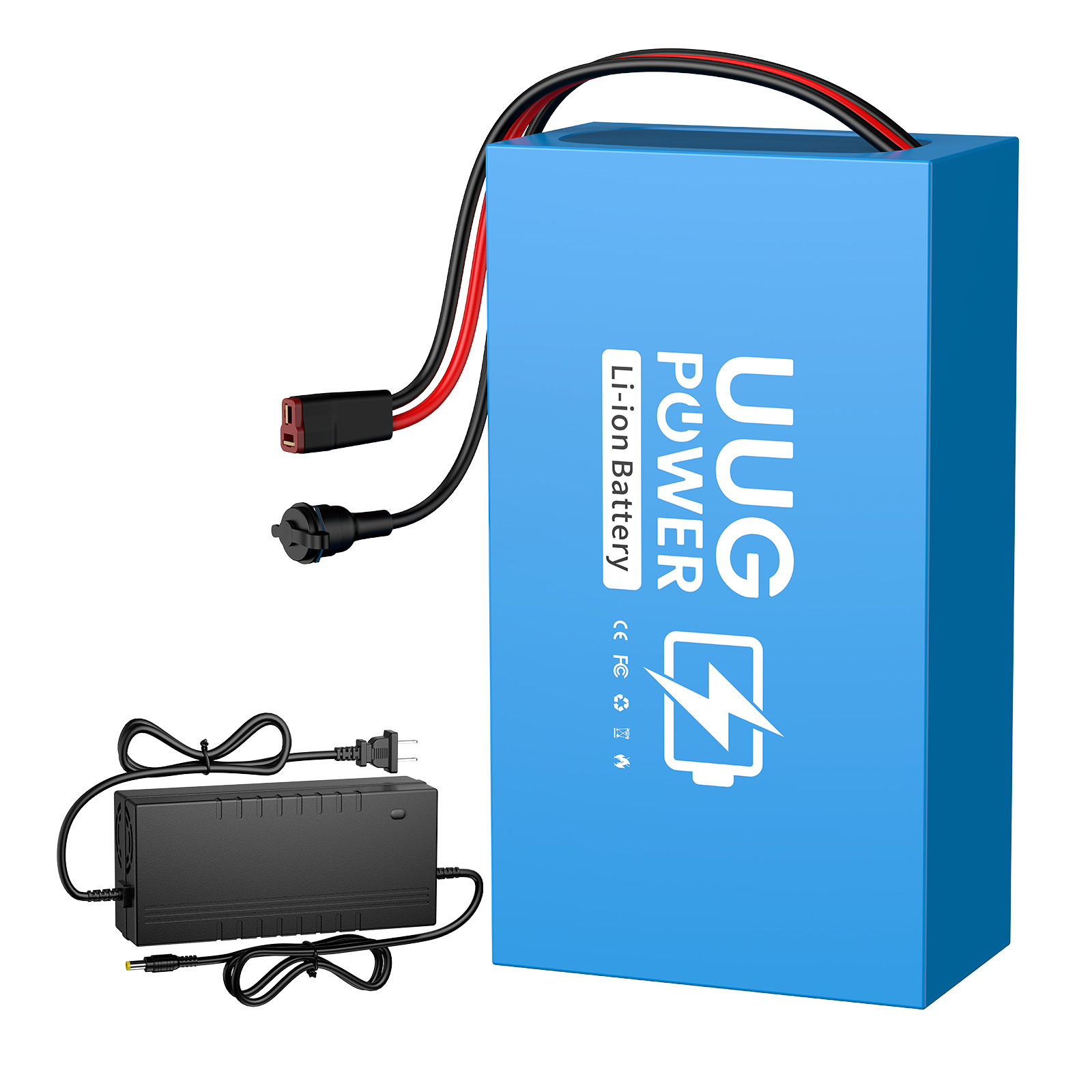 UUG 36V 14Ah Ebike Battery Lithium F o 0W-750W Motor BMS 30A 10s4p