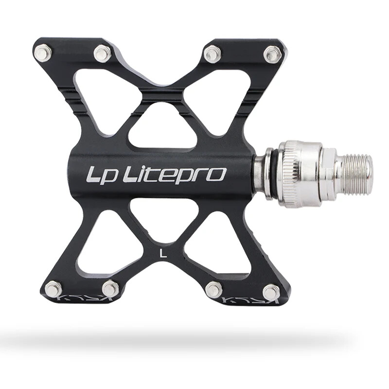 Bike Quick Release Pedal Widened Non-slip DU Sealed Bearing Folding Bike Pedal
