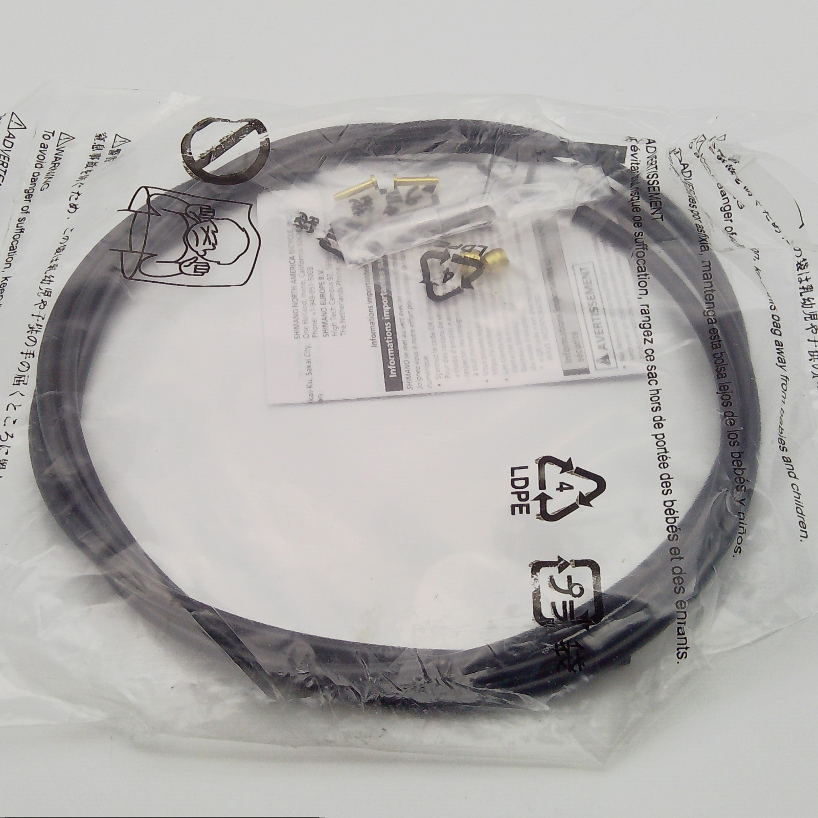 Shimano SM-BH59-JK-SS Hydraulic Disc Brake Hose Straight-Straight 2000 mm