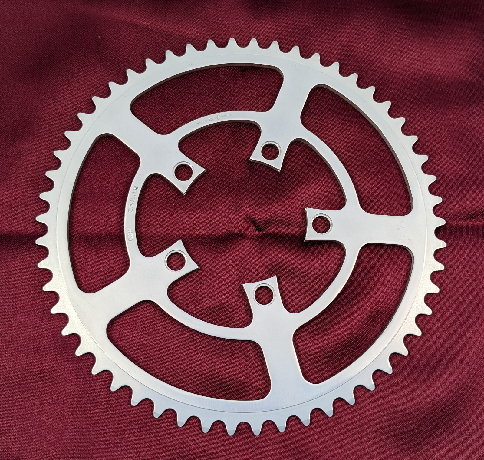 Vintage SR Sakae Chainring 54T 86 BCD 3/32 NOS