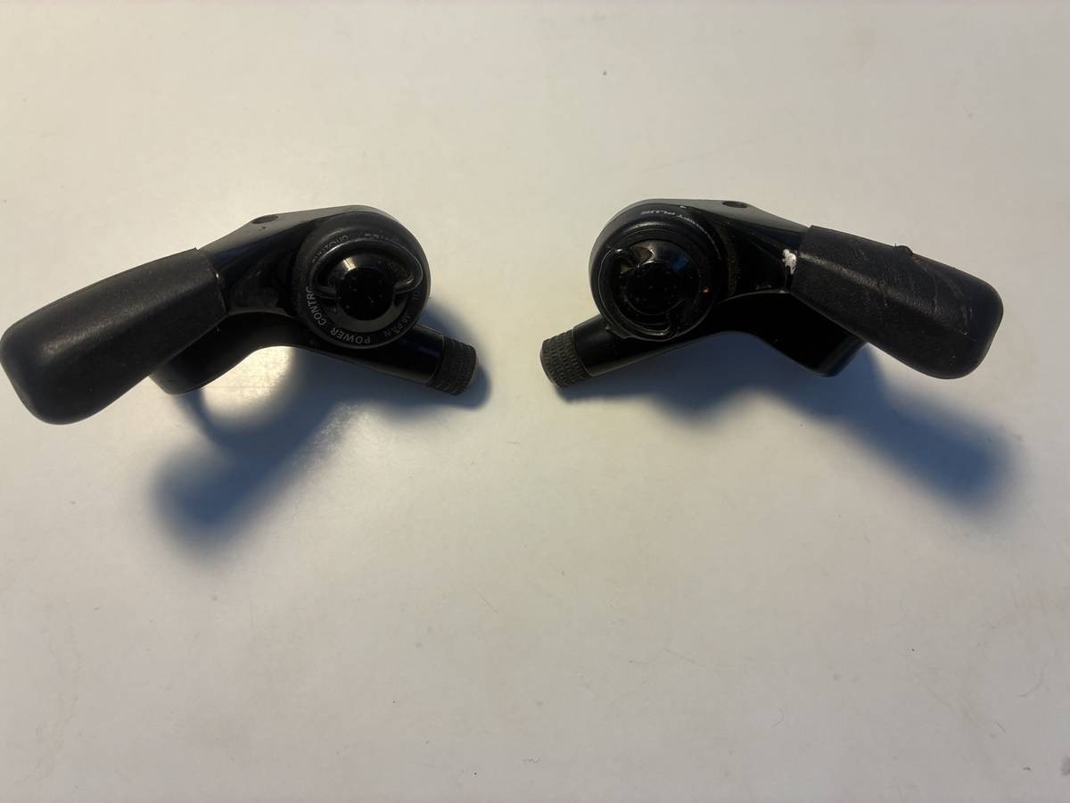 suntour xc pro thumb shifters accushift plus 3×7/8 speed index/friction