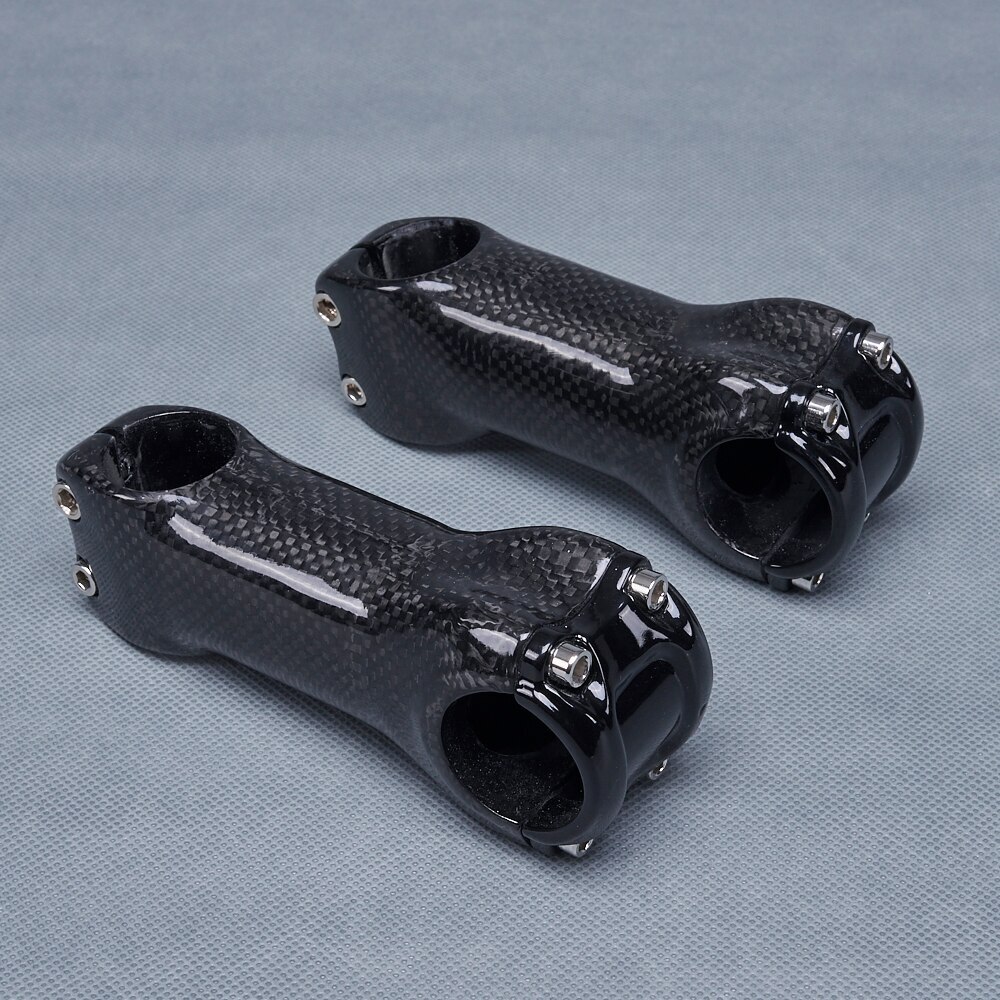 6/17° Carbon Fiber Stem for Road mtb Bike Stems 31.8*70/80/90/100/110/120/130mm