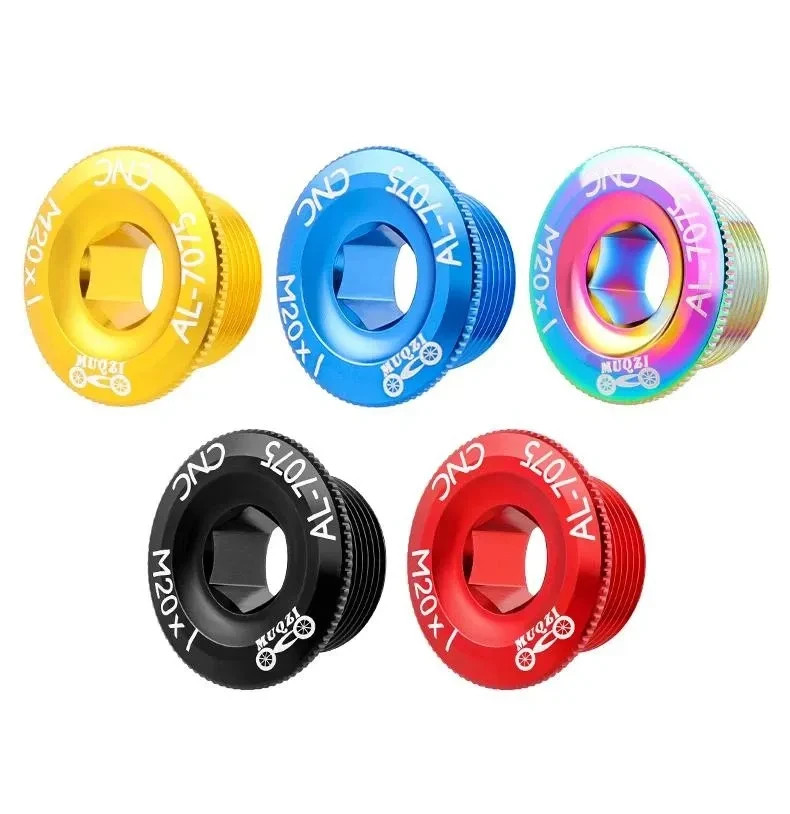 NEW M20 Bike Crank Cover Cap Aluminum MTB Road Crankset Screw Dust Cap