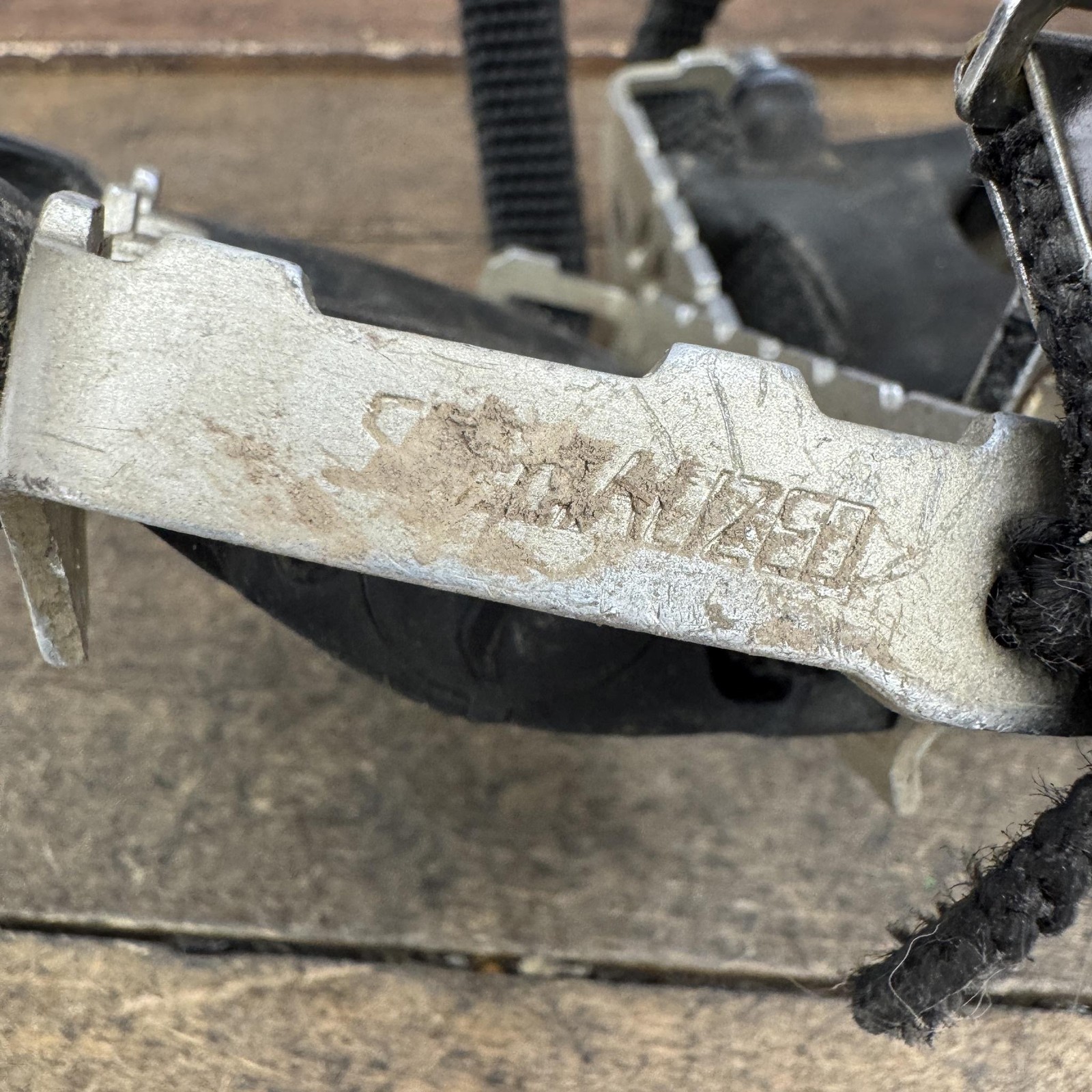 Vintage Specialized Platform Bike Pedals 9/16 1990s Toe Clips Straps Pair