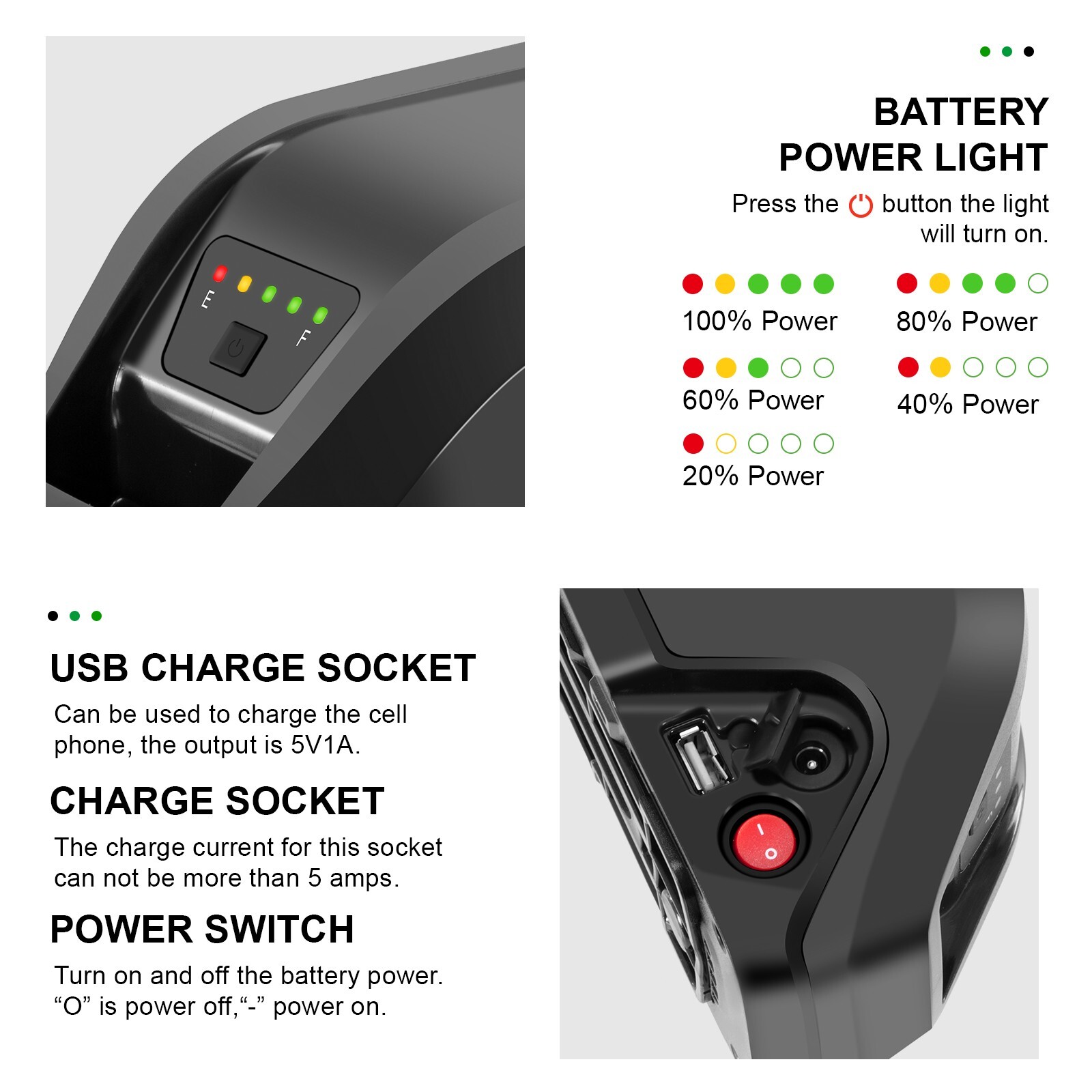 Jasion Electric Bike Battery 36V 13Ah for EB5 Ebike Battery Replacement 36V