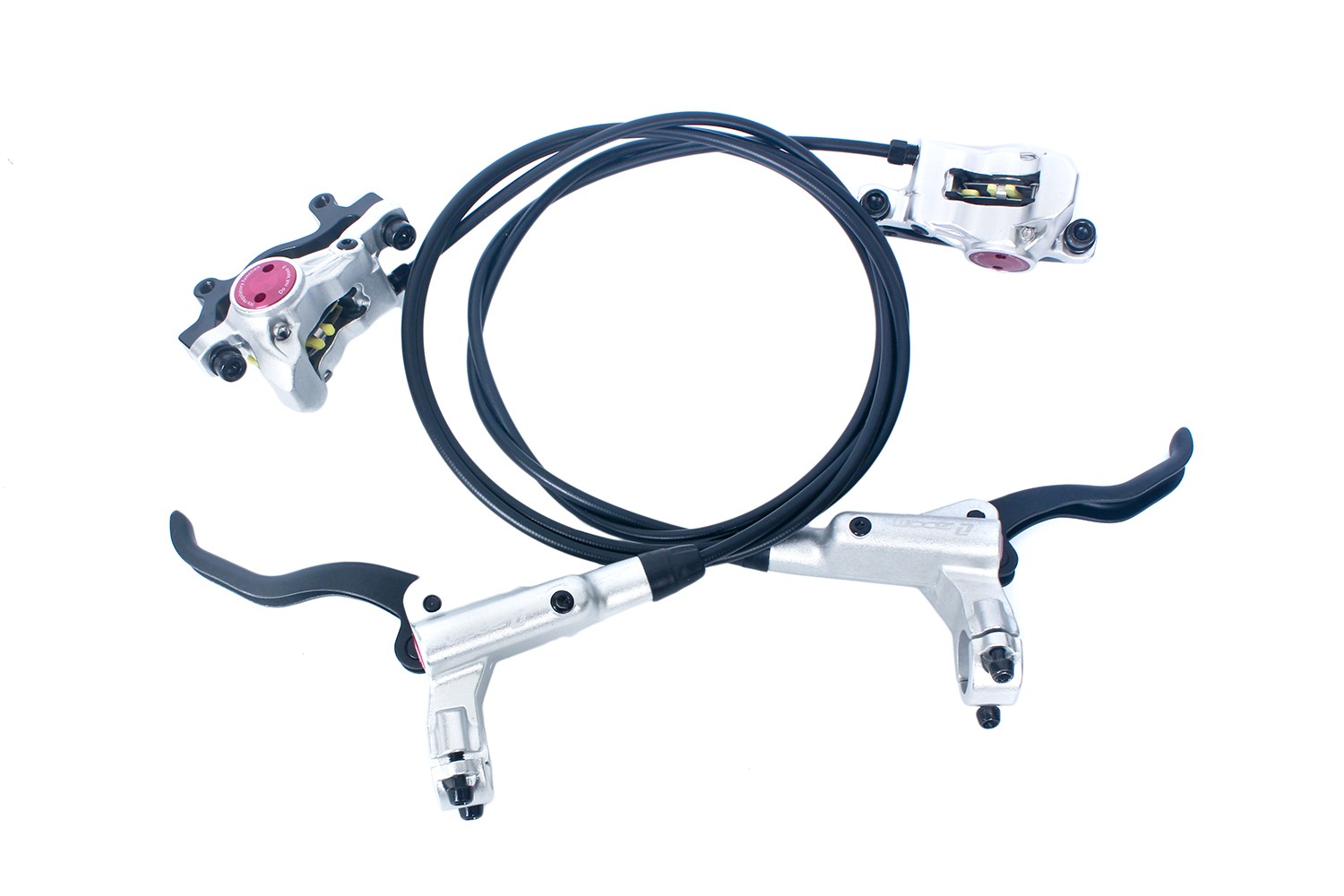 ZOOM HB875 MTB Hydraulic Disc Brake Set Left Front Right Rear 6 Colors Available