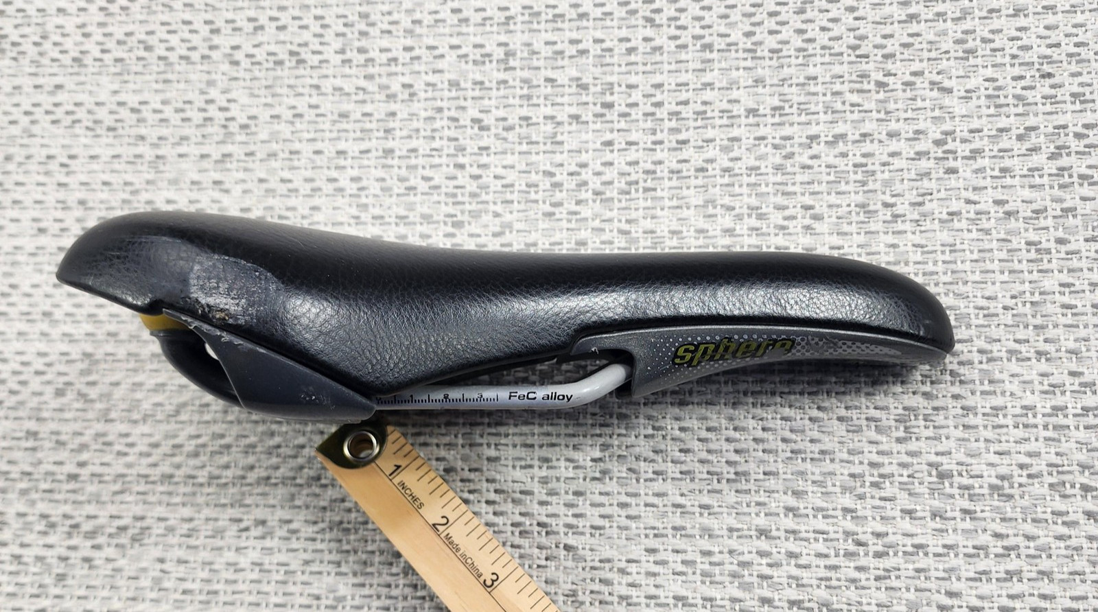 Selle Italia Sphere FeC Alloy Rail Black Road Bike Saddle Seat 130mm Cycling