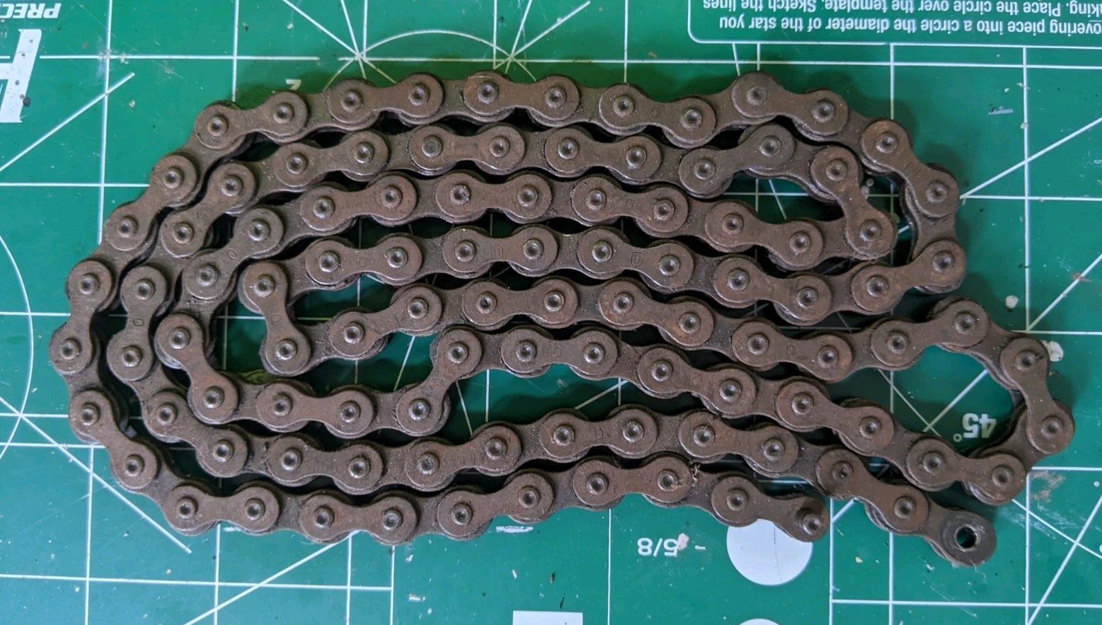Original Vintage Union W. Germany Derailleur Bicycle Chain 102 Links, Schwinn