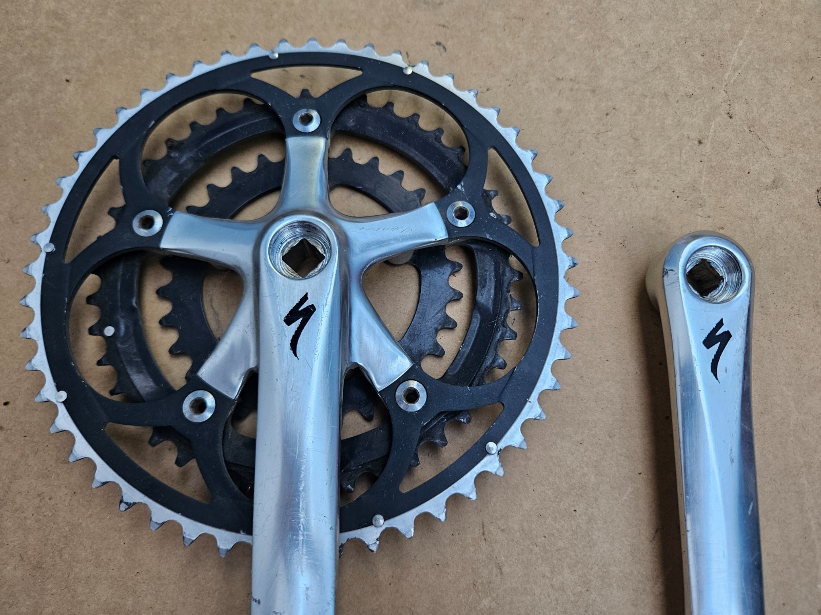 Specialized Triple Road Touring Crankset 170mm 52/42/30 S Crown Square Taper