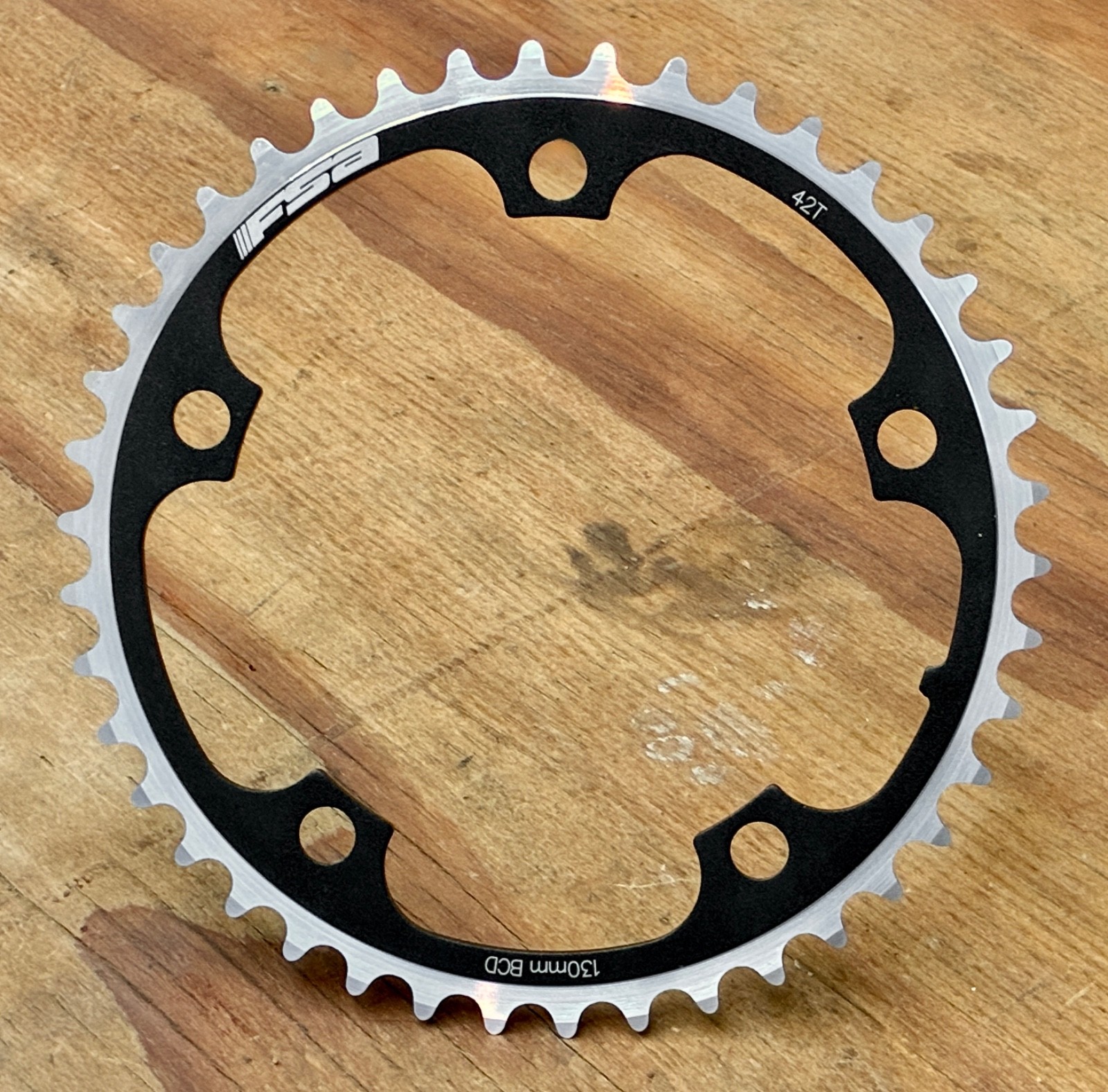 New FSA 42 Tooth 130 bcd Pro Road Chainring Shimano 9 speed or Campagnolo 10 sp