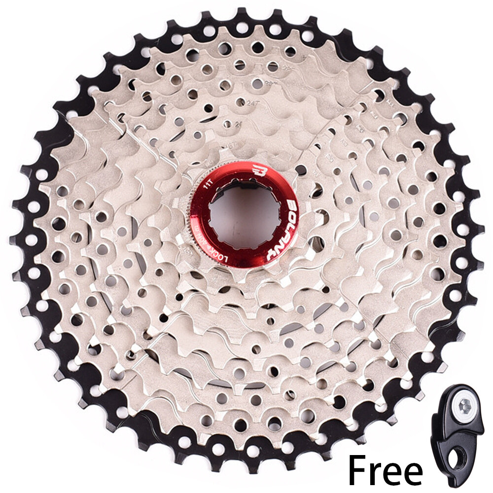 BOLANY 9 Speed 11-40T Cassette Flywheel Black MTB Bike Fit Sram Avid Shimano