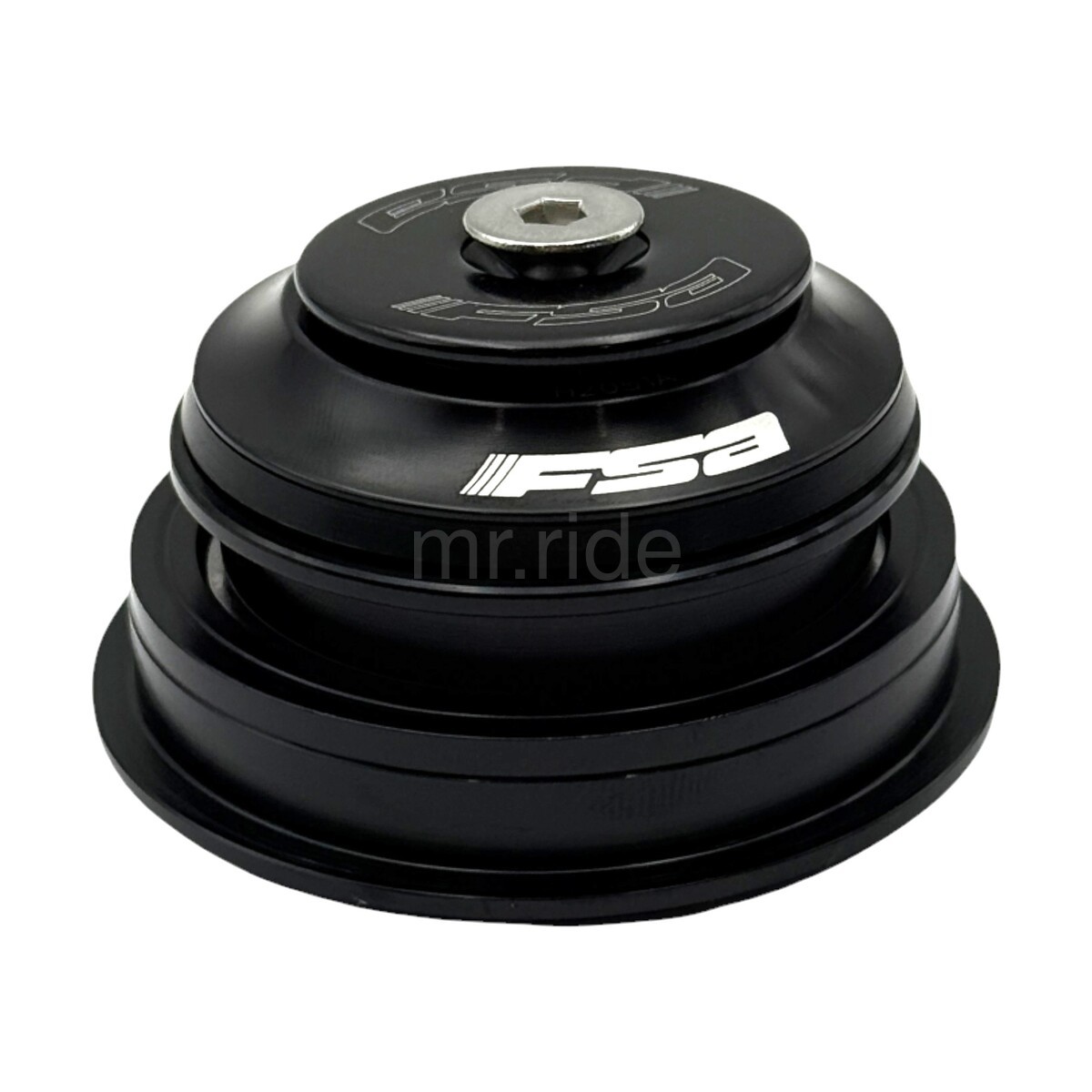 FSA Orbit 1.5 ZS Tapered Bike Headset 1-1/8″ 50mm/62mm OD Black,Cover 5.3mm