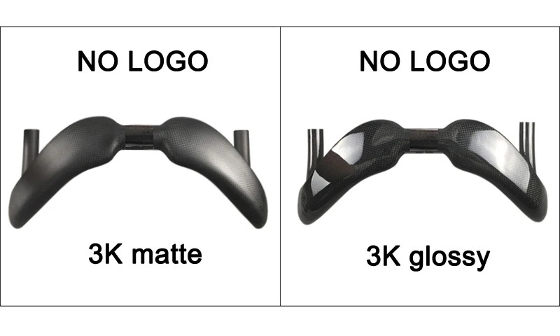 3K/UD Matte/glossy Finish Carbon Handlebar Track Bike Drop Bar 31.8mm 370/385mm