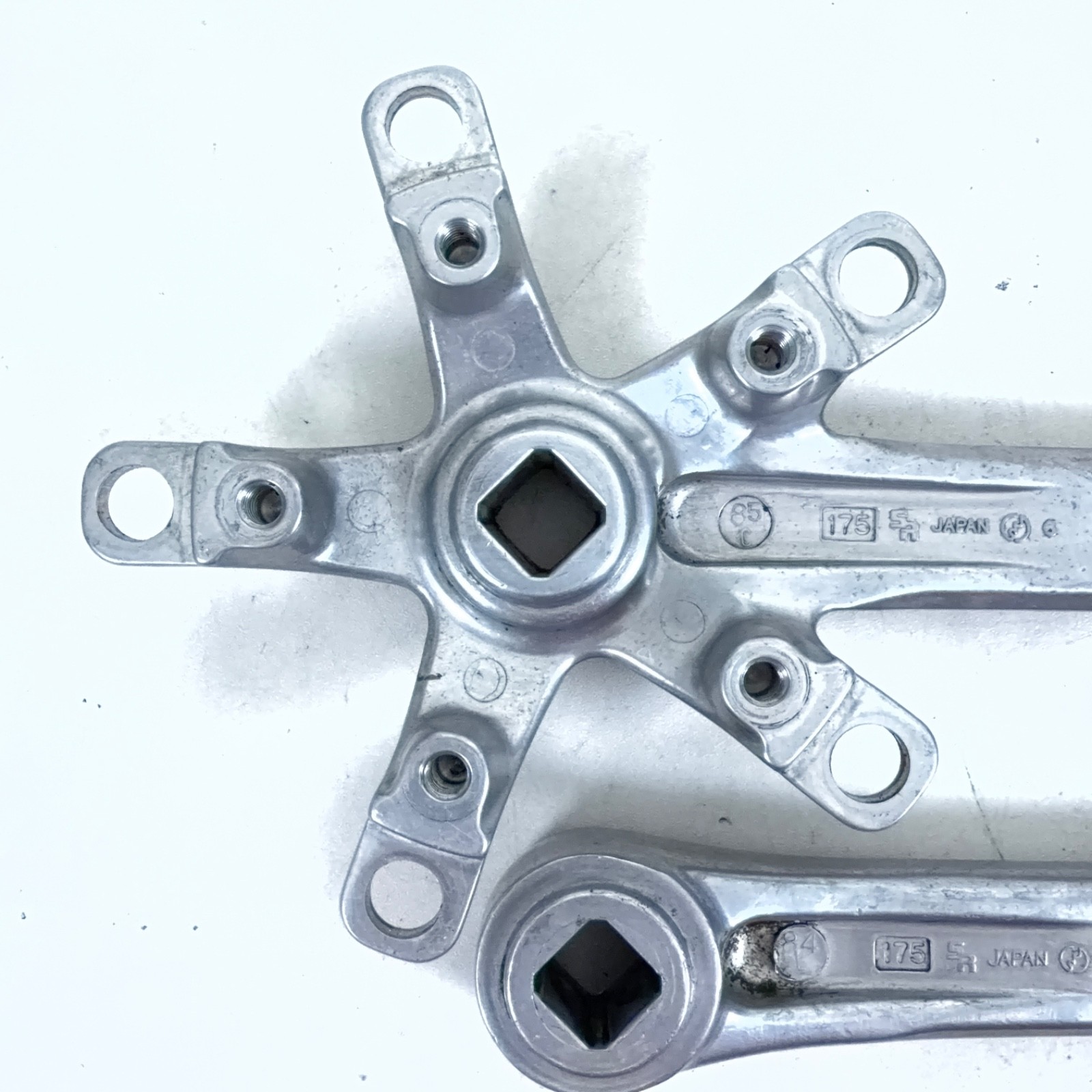 Sakae SA Crank Set 110/74BCD 175mm Arms Double/Triple w/ Hardware