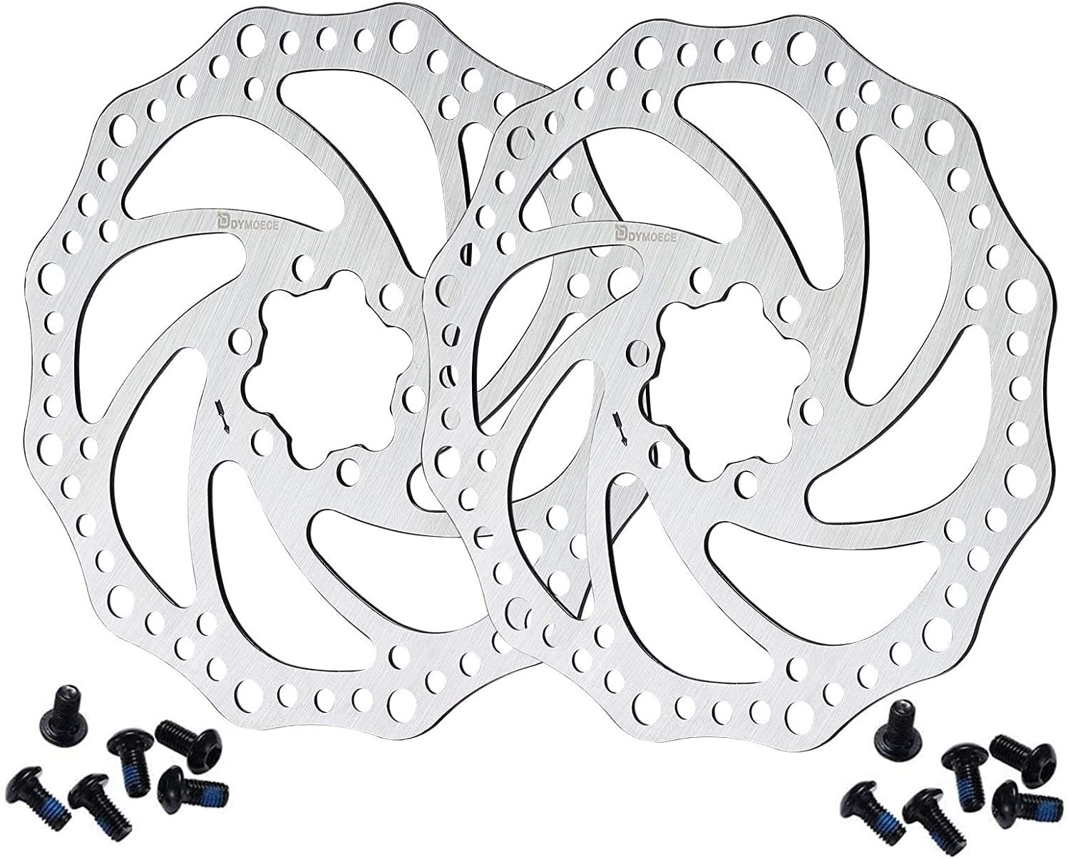 2 Pcs Alloy Steel Bike Disc Brake Rotors – Enhanced Safety in 140/160/180/203mm