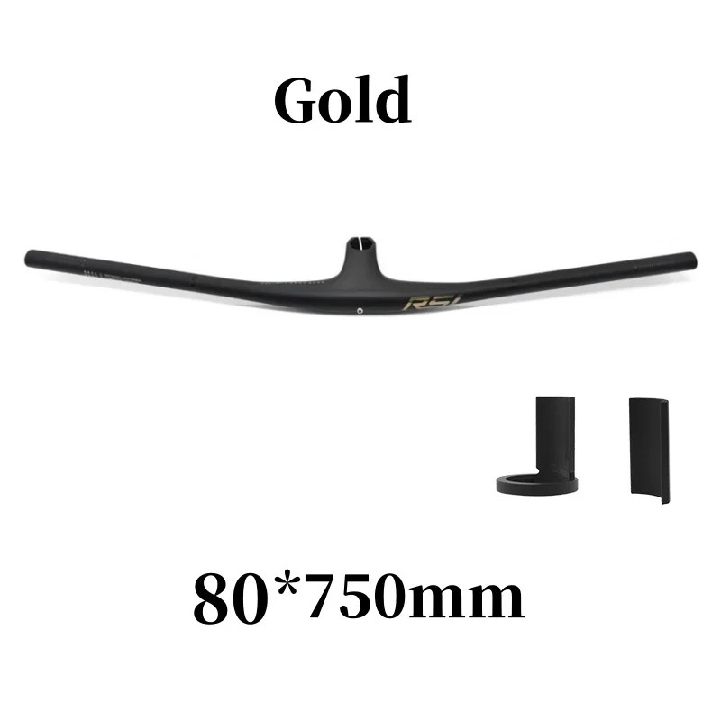 Full Carbon Fibre Integrated MTB XC Bicycle Handlebar 70/80/90*750MM -13 Degrees