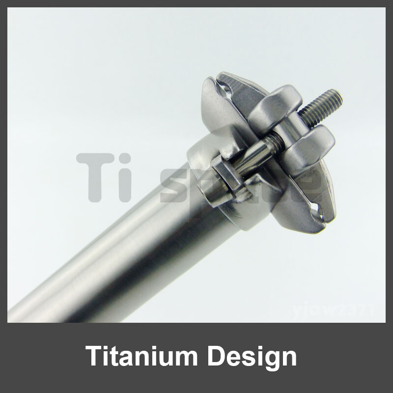 Ti space Titanium Seatpost Bike Bicycle GR9Ti3Al2.5V 350/400mm 27.2/30.9/31.6mm