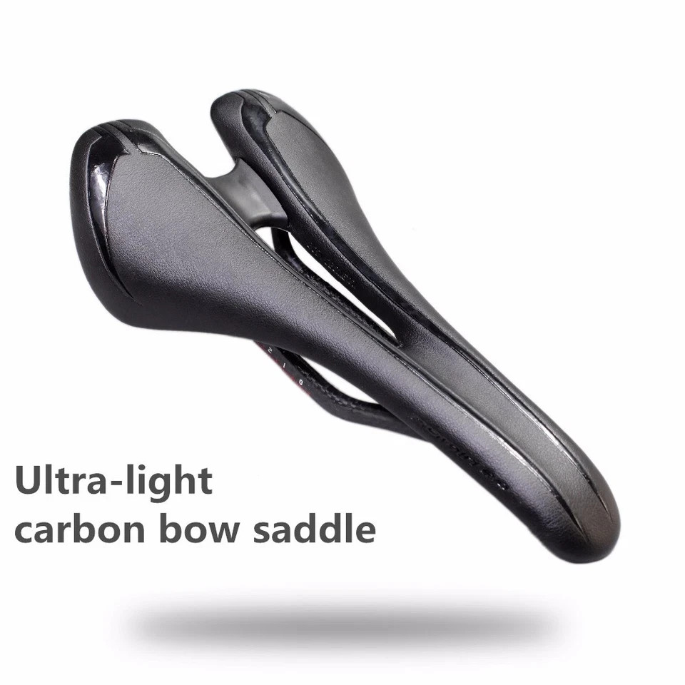 Full Carbon Fiber Bow EVO Sponge Mtb Road Bike Seat Cushion Bicycle Saddle