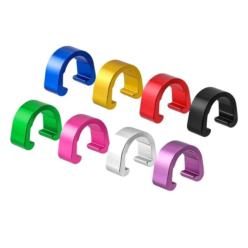 10PCS Bike Brake Cable Housing Clips C-Clip Guide for MTB Road Bike multicolour