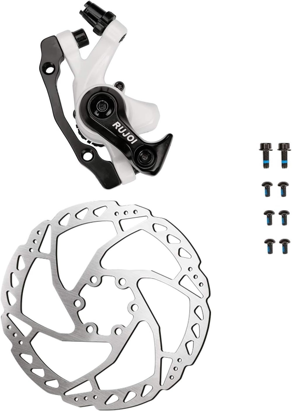 Bike Disc Brake Kit: Aluminum Calipers & 160mm Rotor for Upgrades