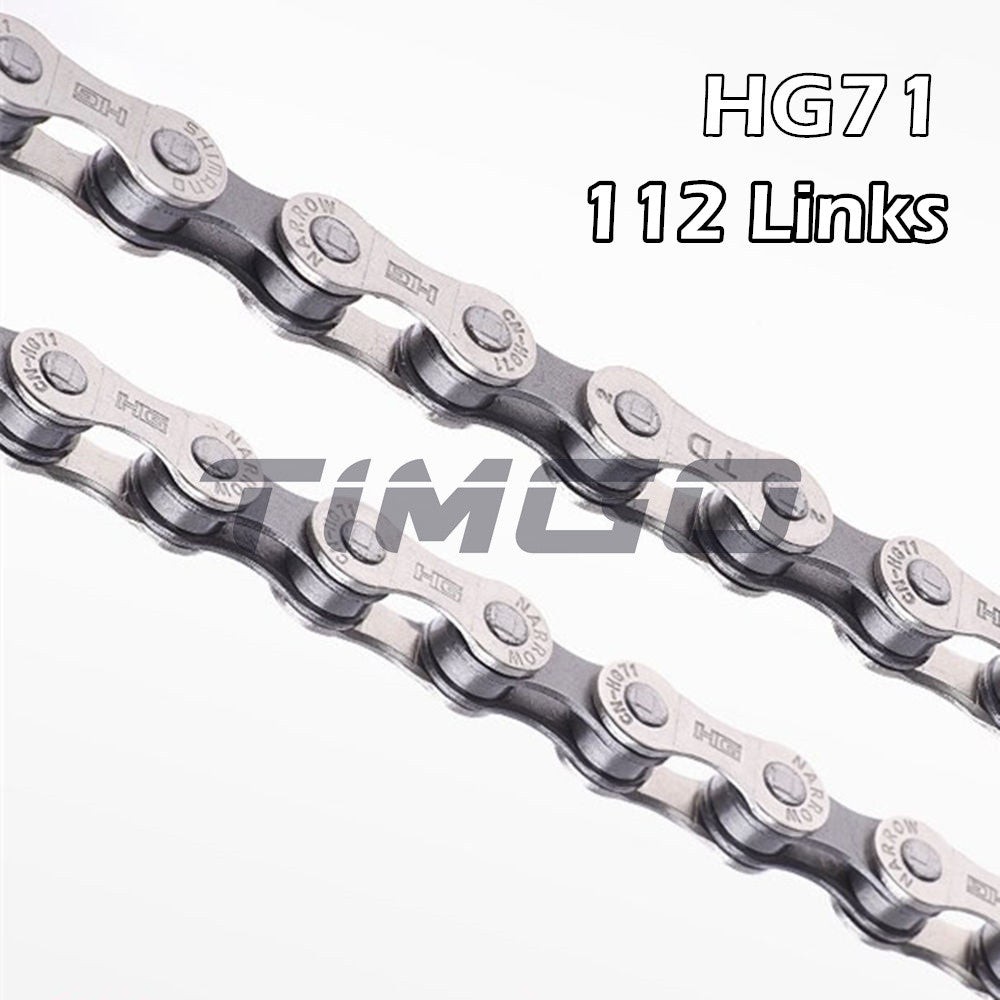 Shimano 6/7/8/9/10 Speed Chain HG40 HG71 HG53 HG54 112/116/120 Links HG-Tech