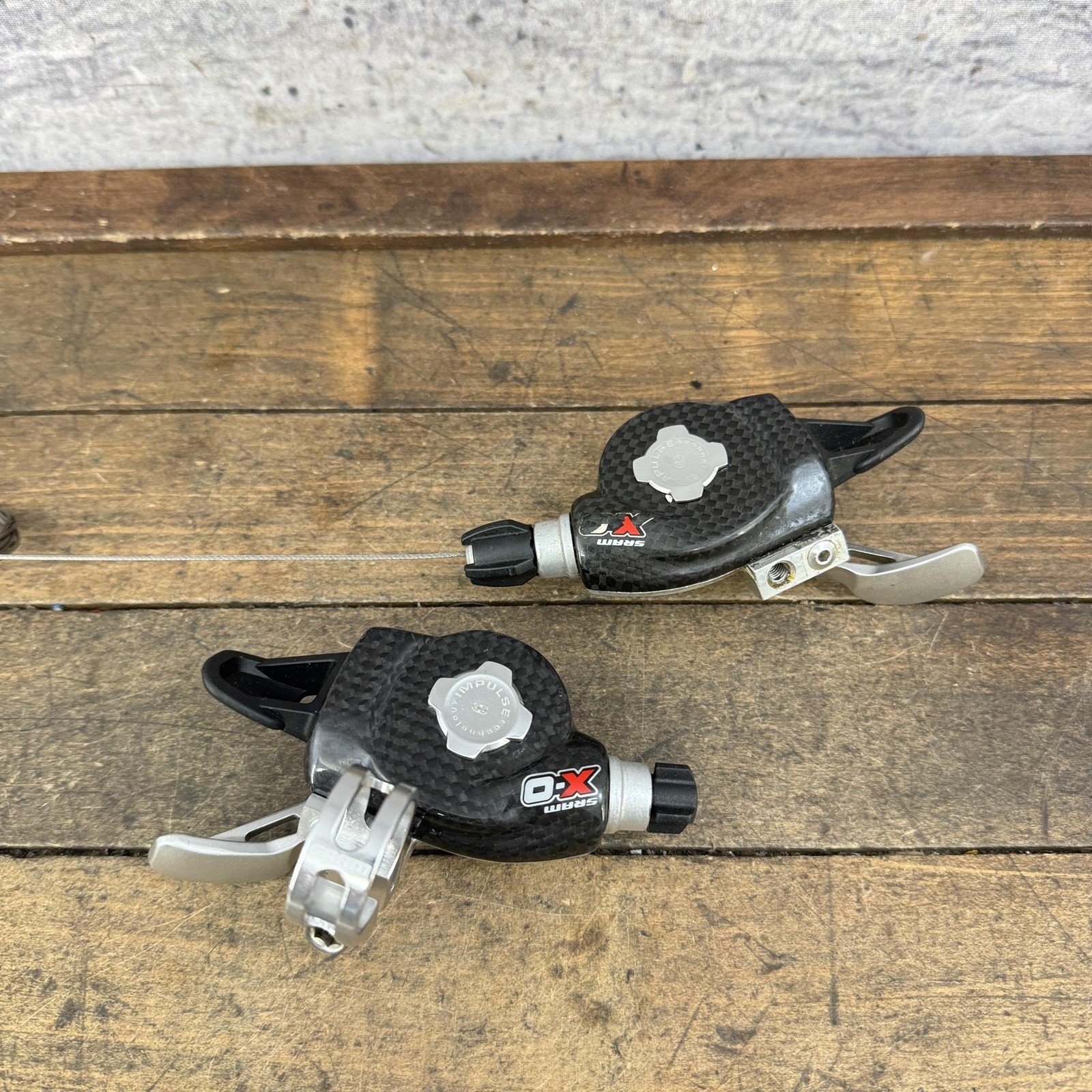 SRAM X0 Shifter Set Trigger Carbon Black MTB 1 Clamp