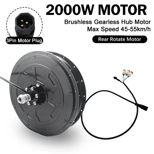 48V 500W -2000W High Speed Ebikes Bruthless Gear Rear Front Powerful Hub Motor