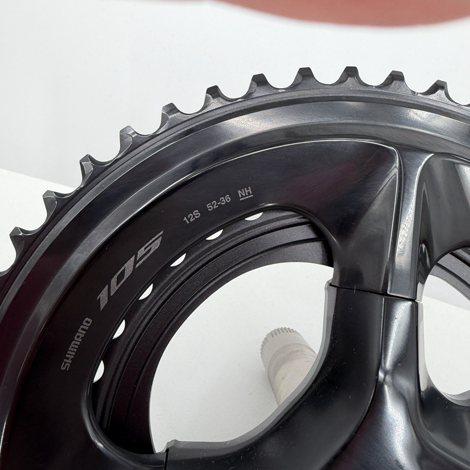 Shimano 105 FC-R7100 12-Speed Crankset 175mm 52-36T Black