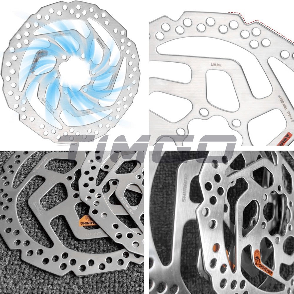 Shimano SM-RT26 SM-RT56 Disc Brake Rotor Stainless Steel 6 Bolts 160mm 180mm